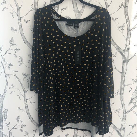 Rachel Zoe Tops - Rachel Zoe Floral Swing Top - Size 2X